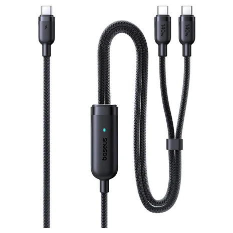 Baseus 140W 2-in-1 USB-C Charging Cable