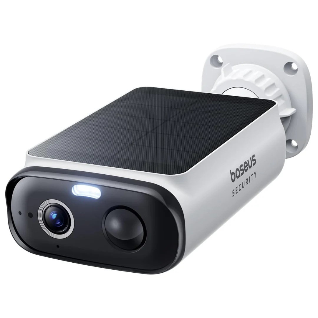 Baseus Solar Wireless Outdoor Security Camera 2K W/ Color Night Vision
