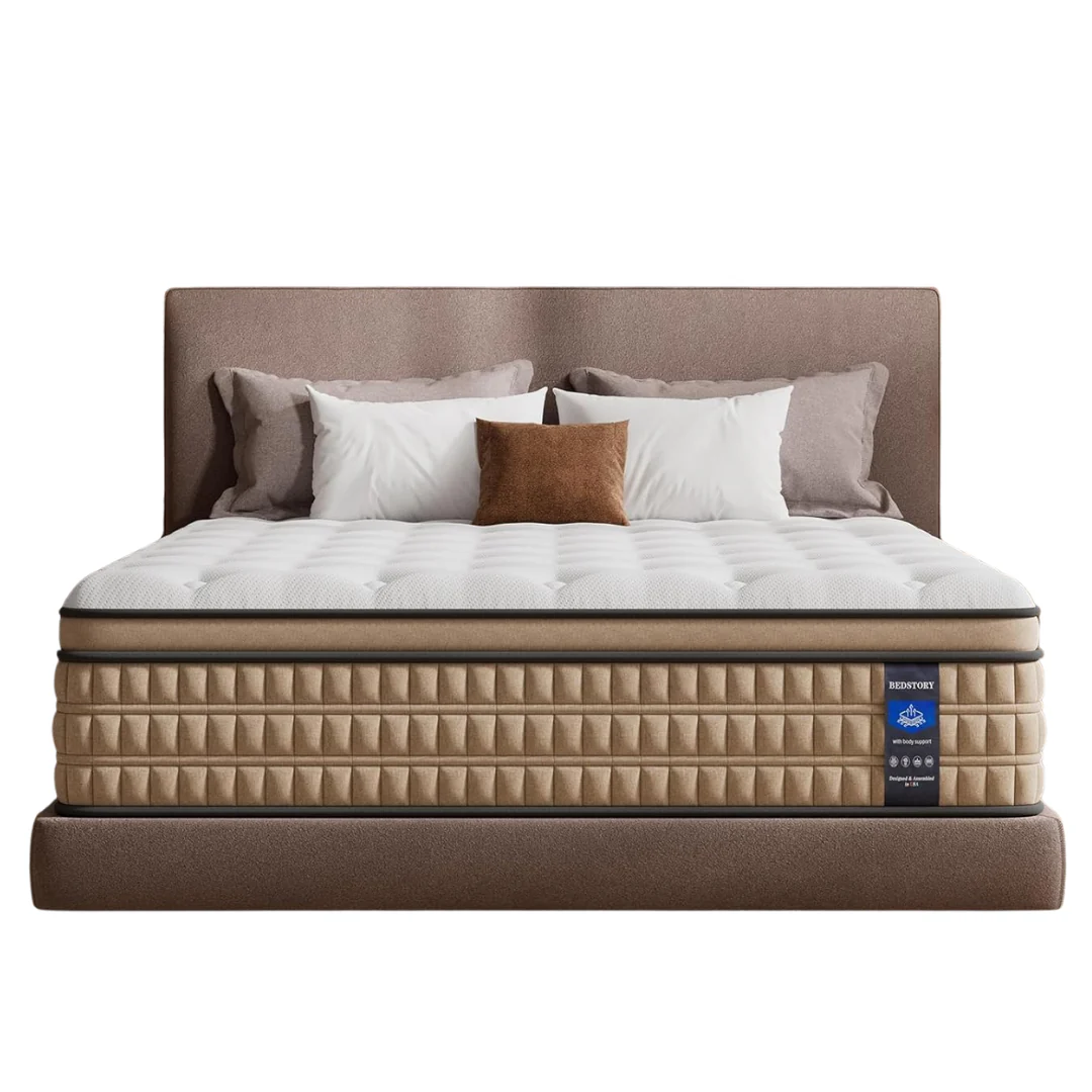 BedStory 14" Extra Firm Pain-Relieving Queen Mattress
