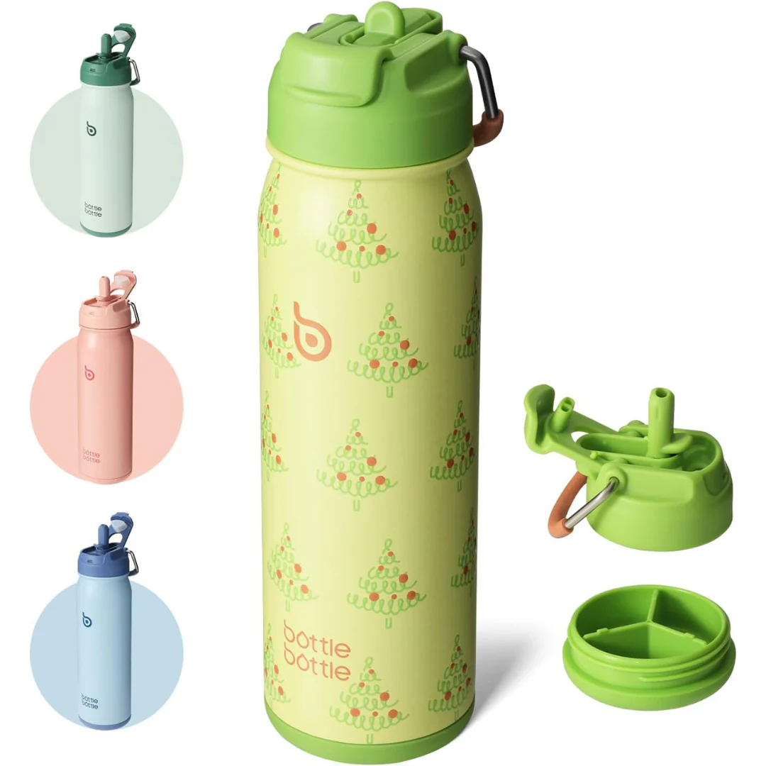 Bottle 24 oz Sports Stainless Steel Water Bottle