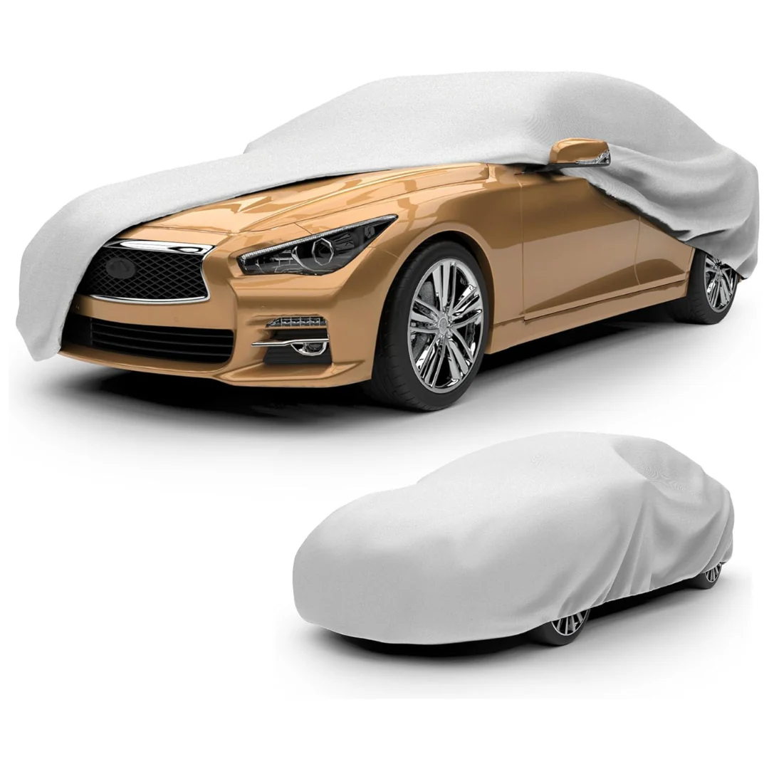 Budge Lite Breathable Dustproof Car Cover (Size 3, 200"L x 60"W x 51"H)