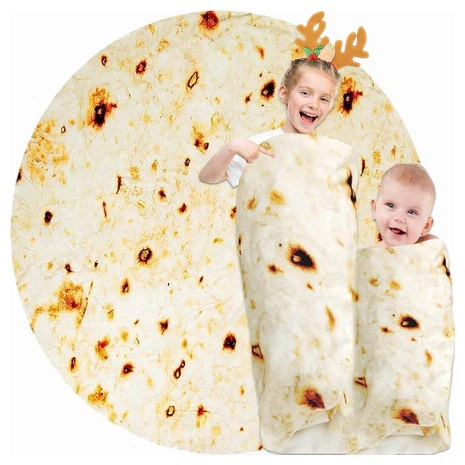 Burrito Tortilla Blanket