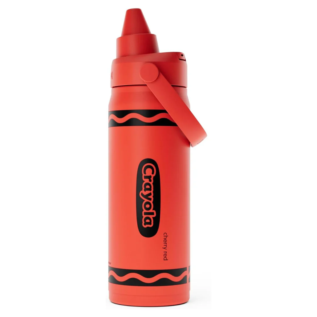 CamelBak Crayola Chug Kids Stainless Steel Water Bottle, Insulated & Leakproof (16oz)