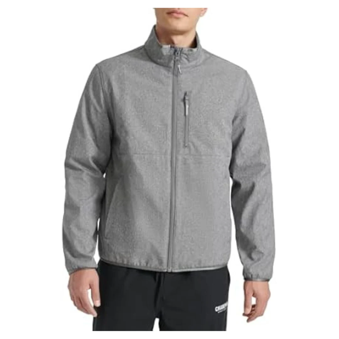 Champion Men's Lightweight Active Soft Shell Jacket With Stand Collar
