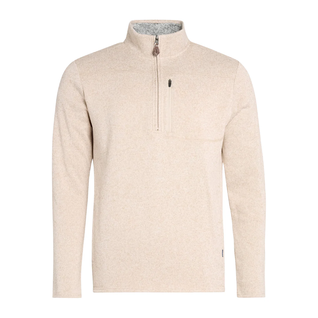 Chaps Men's Quarter Zip Fleece Sweater