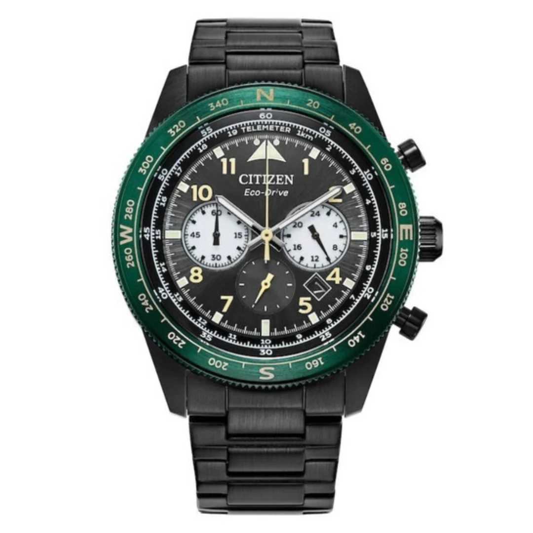 Citizen Men's Eco-Drive Chronograph Stainless Steel Bracelet Watch
