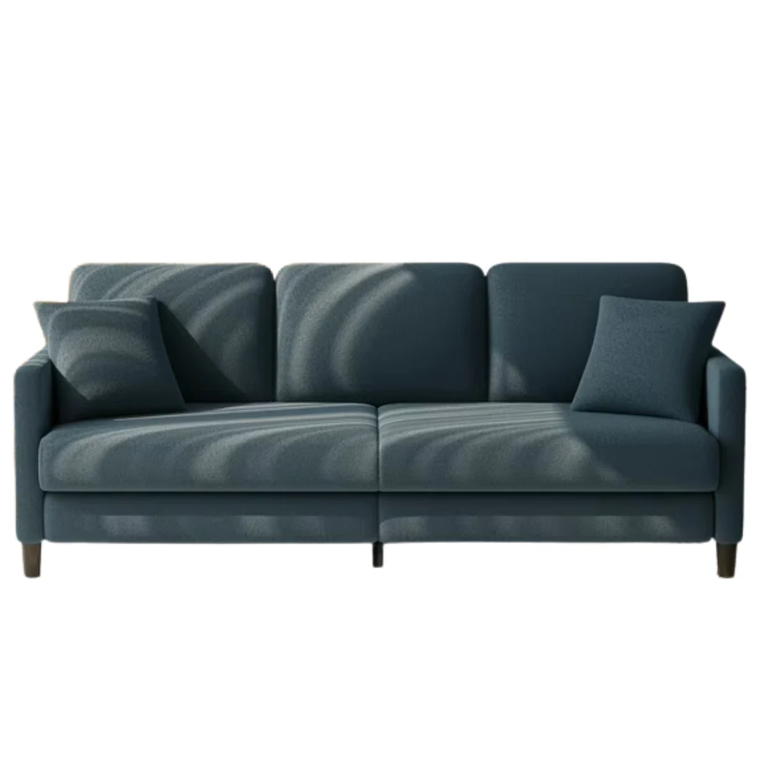 Comfy Teddy Fleece Loveseat Sofa (2 Colors)