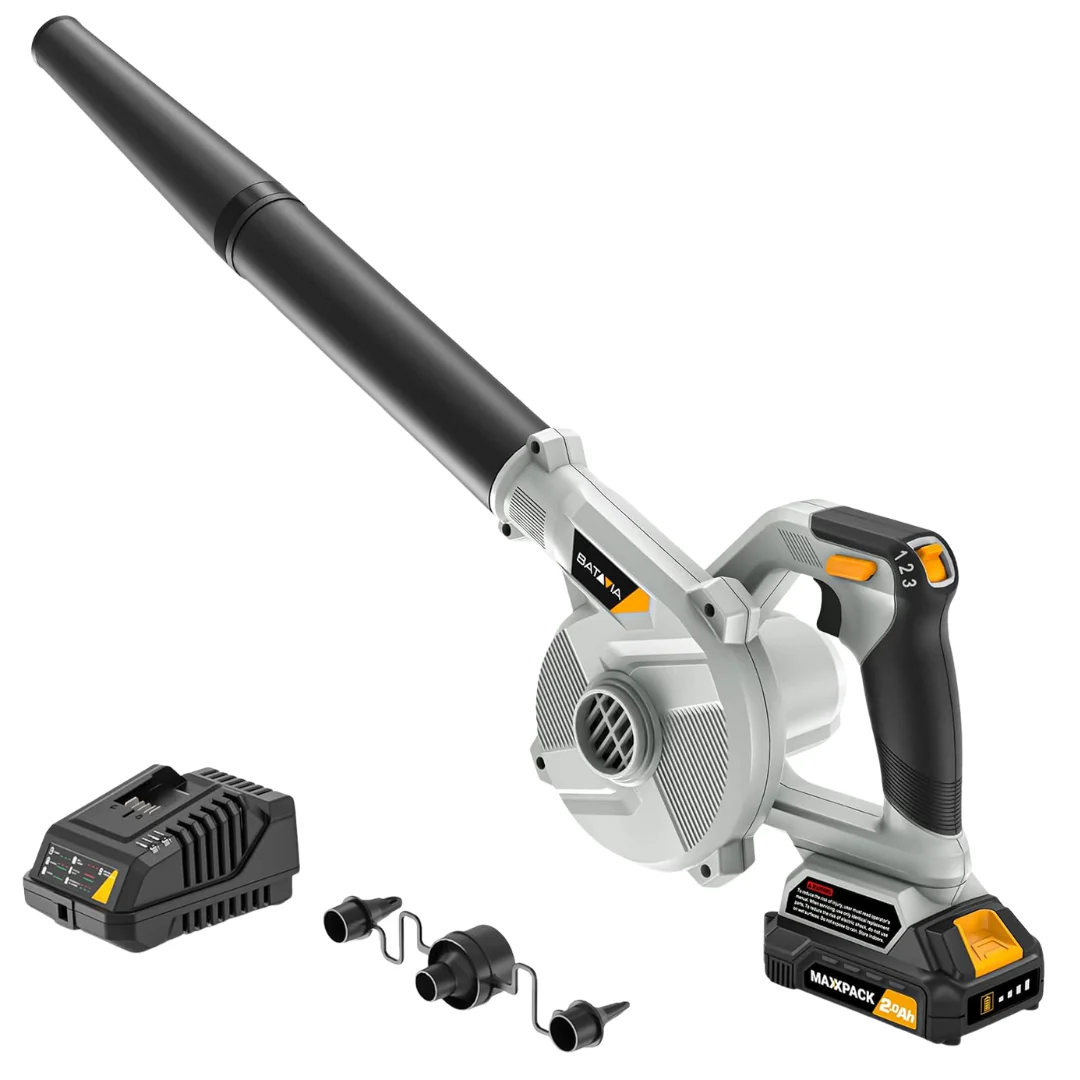 Cordless 20V Electric Handheld Leaf Blower W/ Battery & Charger