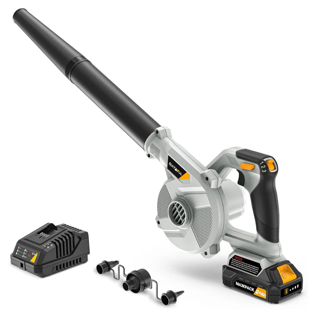 Cordless 20V Electric Handheld Leaf Blower W/ Battery & Charger