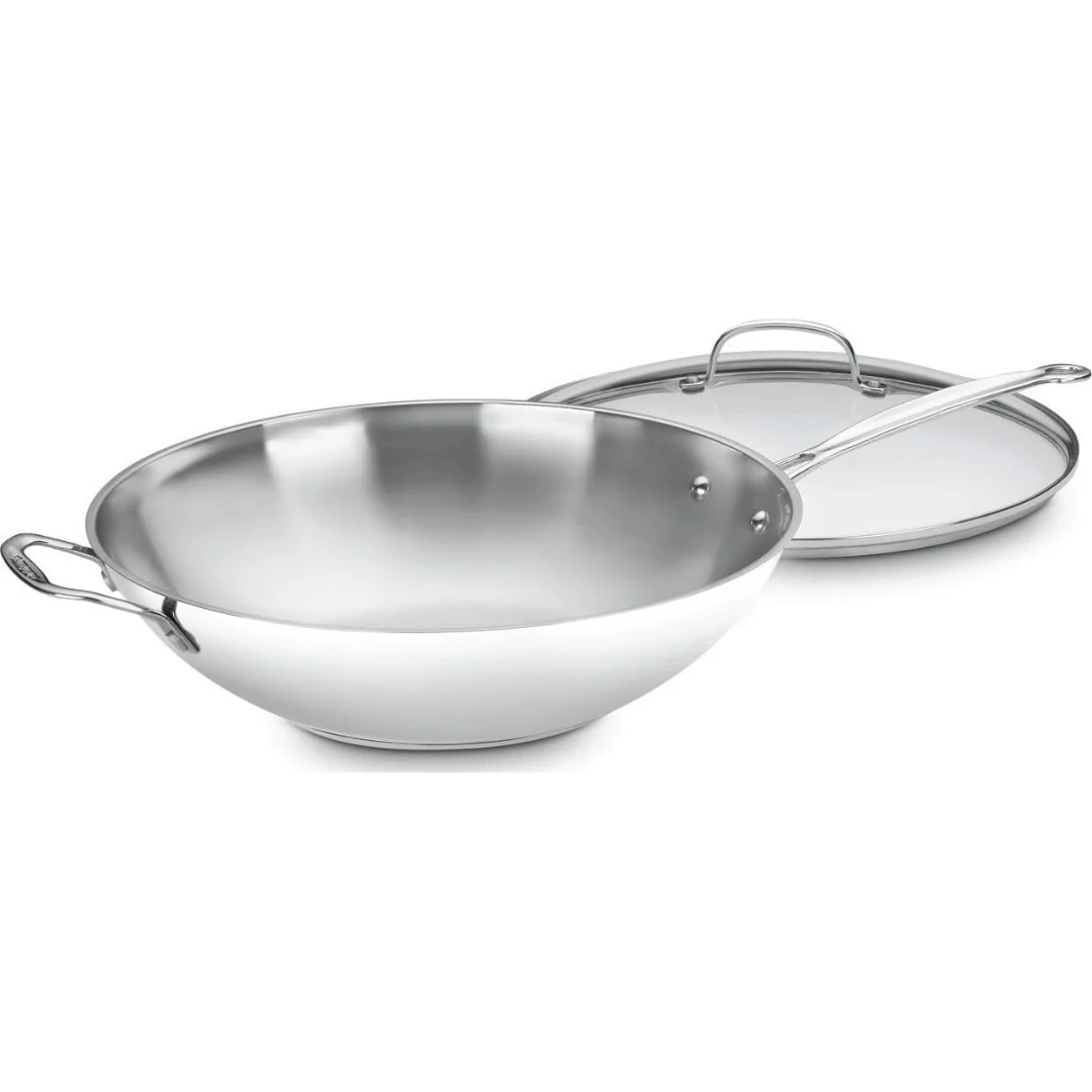Cuisinart Chef's Classic Stainless 14" Stir-Fry Pan