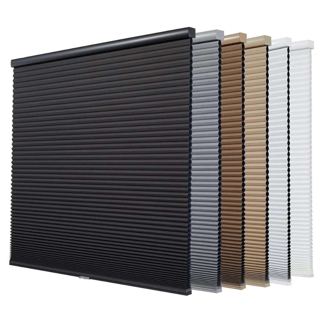 Custom Blackout Cellular Shades Cordless Blinds (23"W x 48"H)