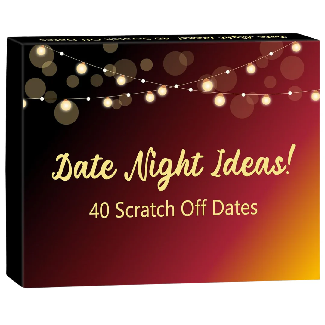 Date Night Ideas 40 Scratch Off Romantic Couple Games Cards
