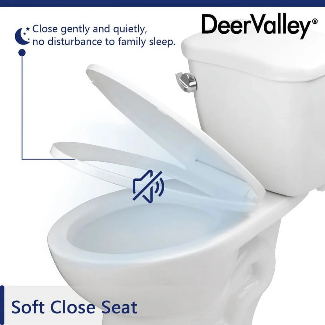 DeerValley 1.28 GPF High Efficiency Elongated Two-Piece Toilet
