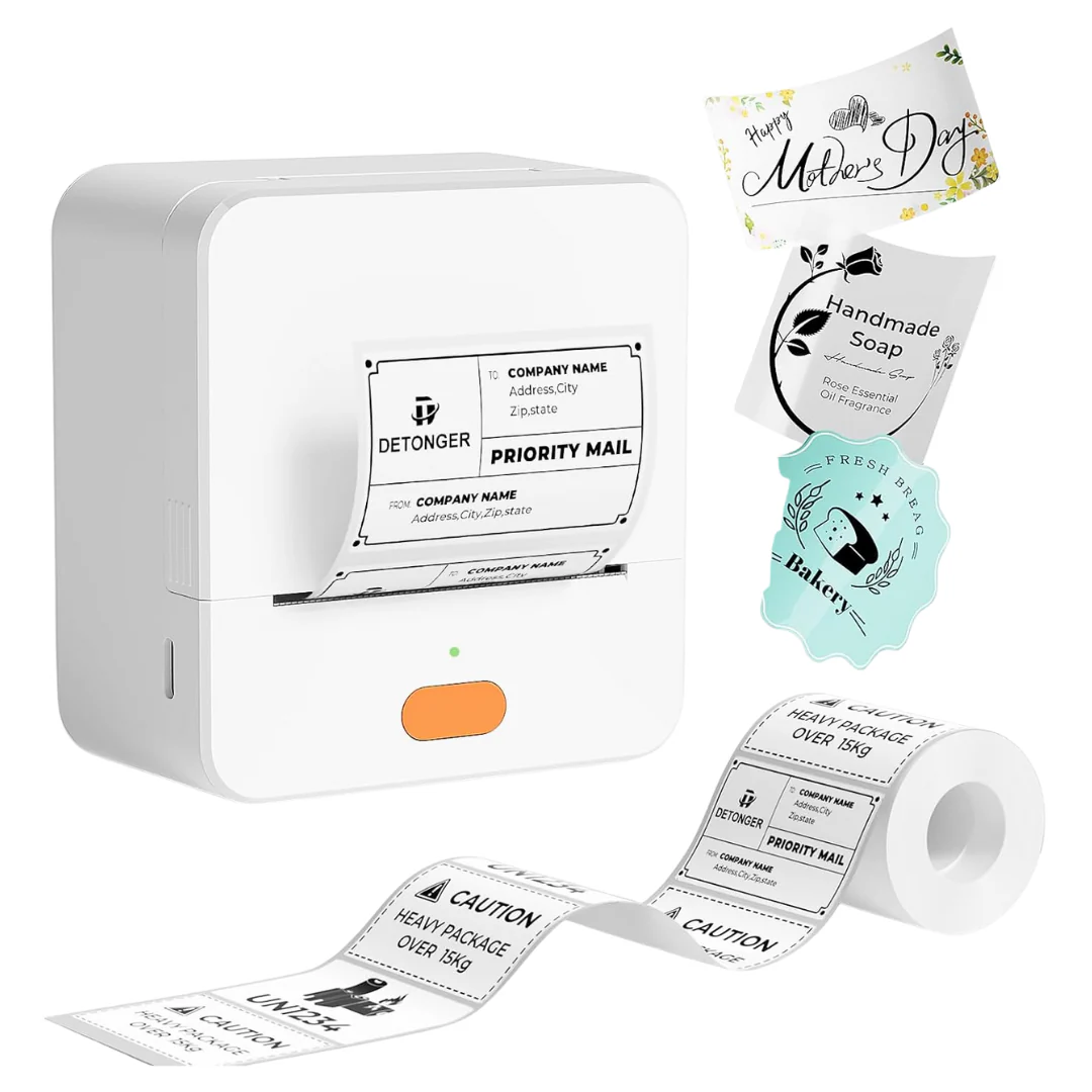 Detonger Portable Bluetooth Label Maker Machine