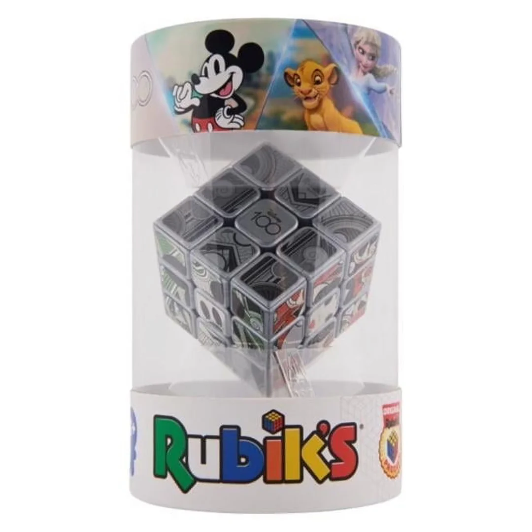 Disney 100th Anniversary Metallic Platinum 3 x 3 Cube