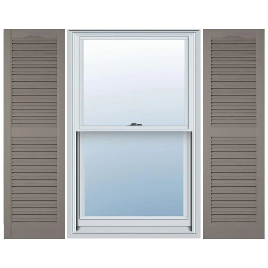Ekena Millwork 14 1/2"W x 52"H Lifetime Vinyl w/Shutter-Loks