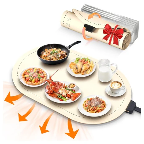 Electric Food Warming Mat With Timer