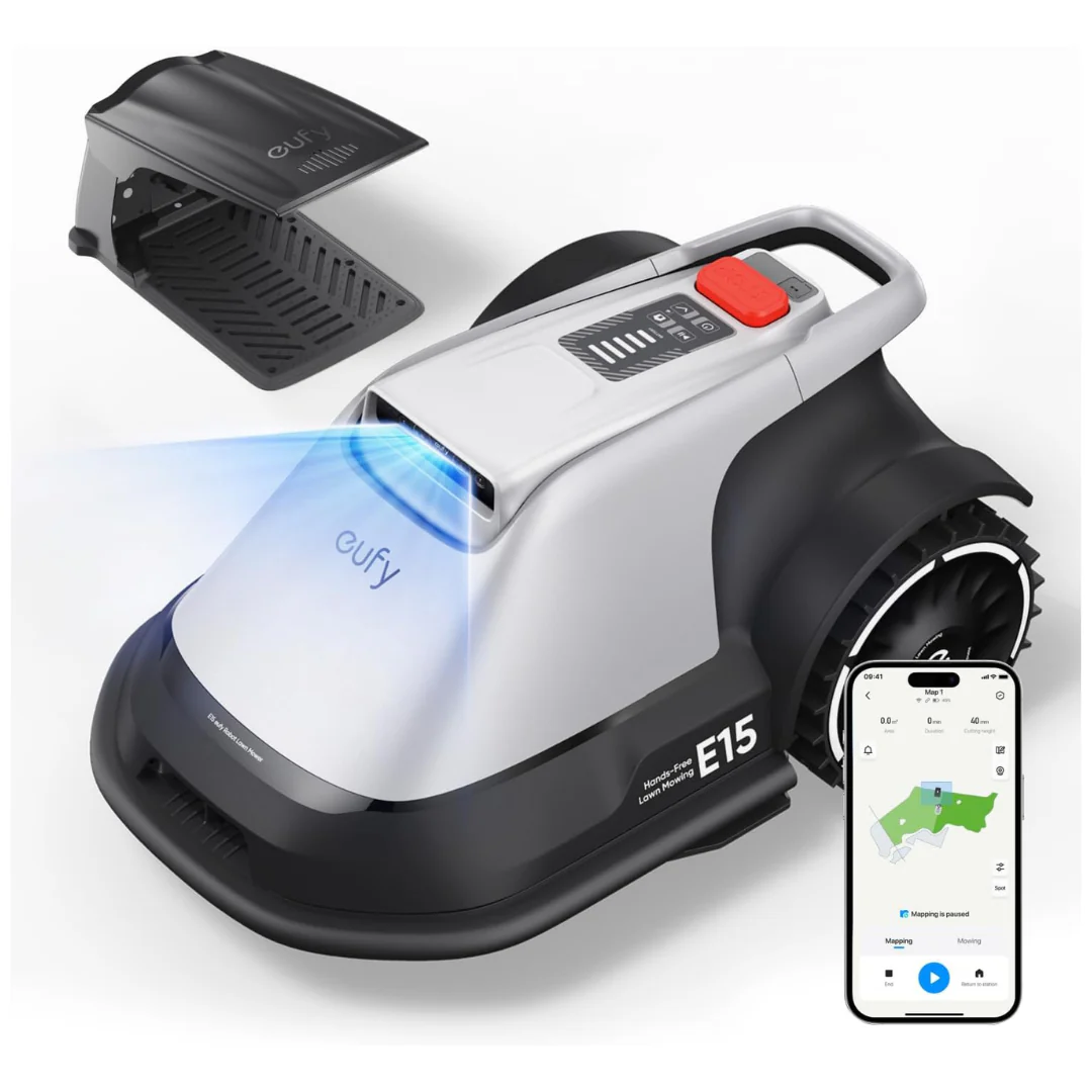Eufy E15 Robot Lawn Mower For 0.2 Acres With Auto Mapping