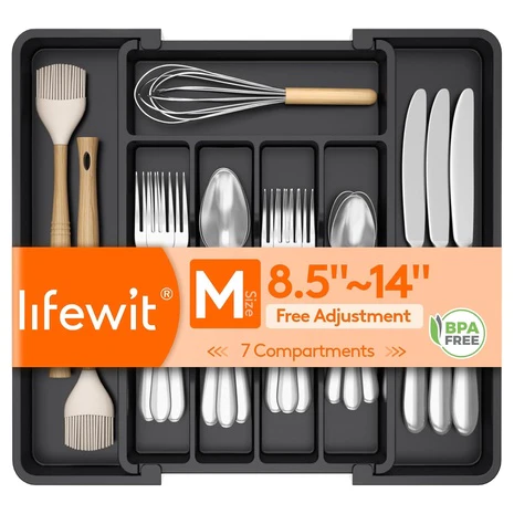 Expandable Silverware Drawer Organizer