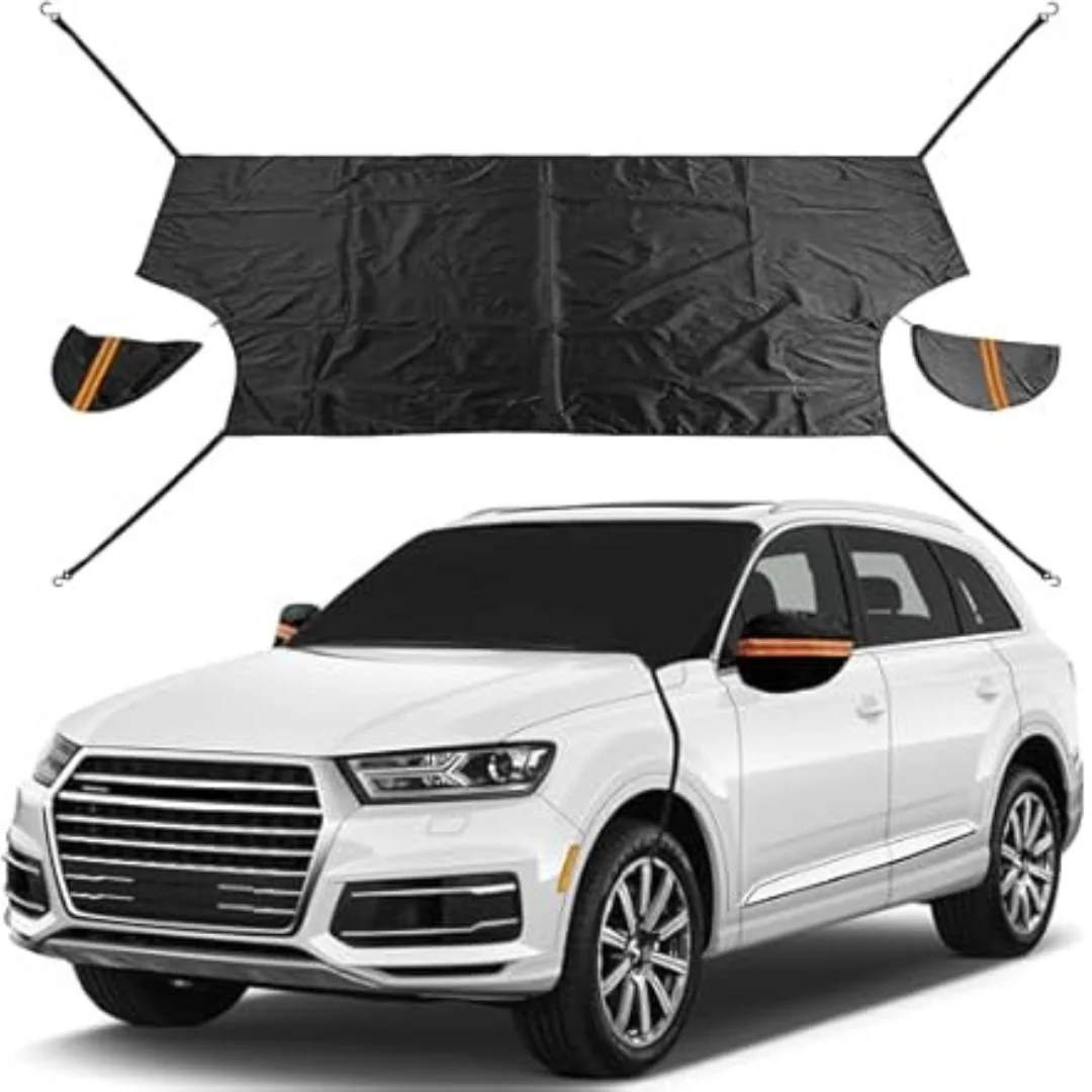 Exquislife 82" x 62" Shade Windshield Cars Cover