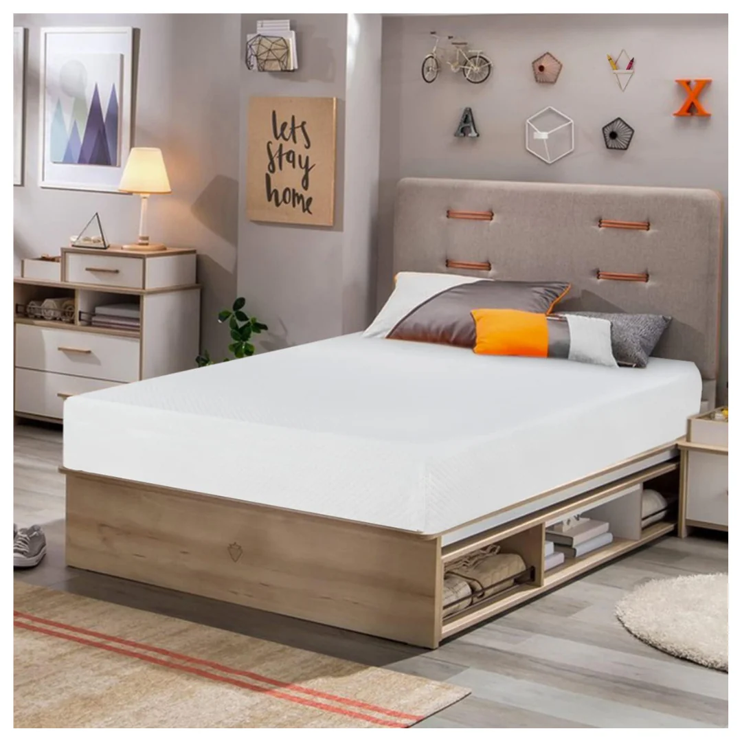 FDW 8" Twin Size Gel Memory Foam Mattress