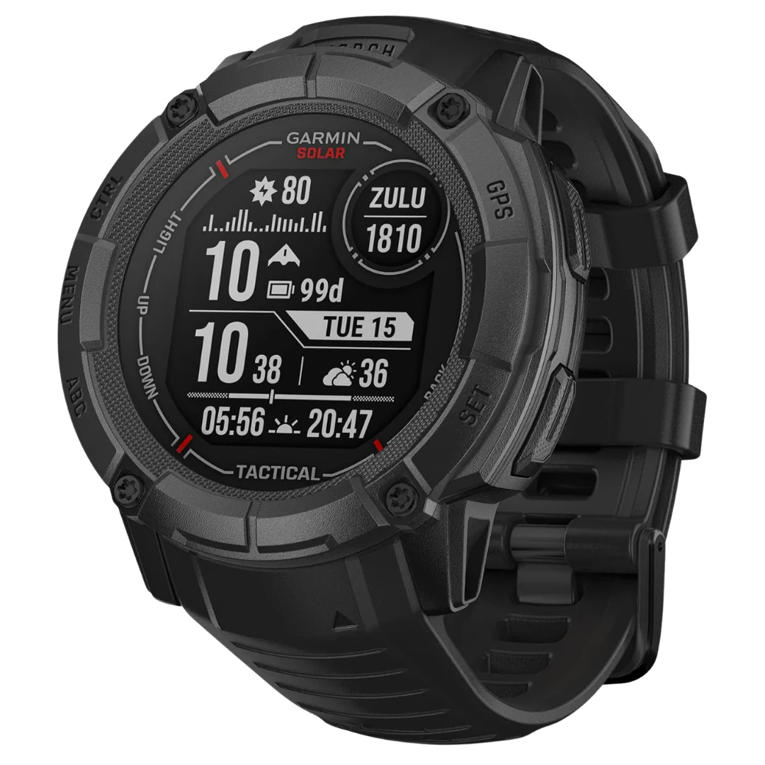 Garmin Instinct 2X Solar Tactical Edition Rugged GPS Smartwatch