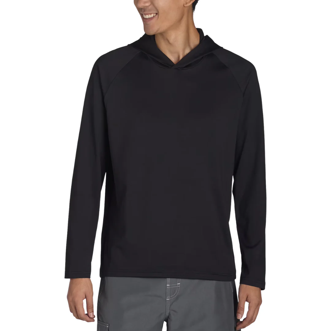 George Men's Hooded Sun Shirt W/ Long Sleeves