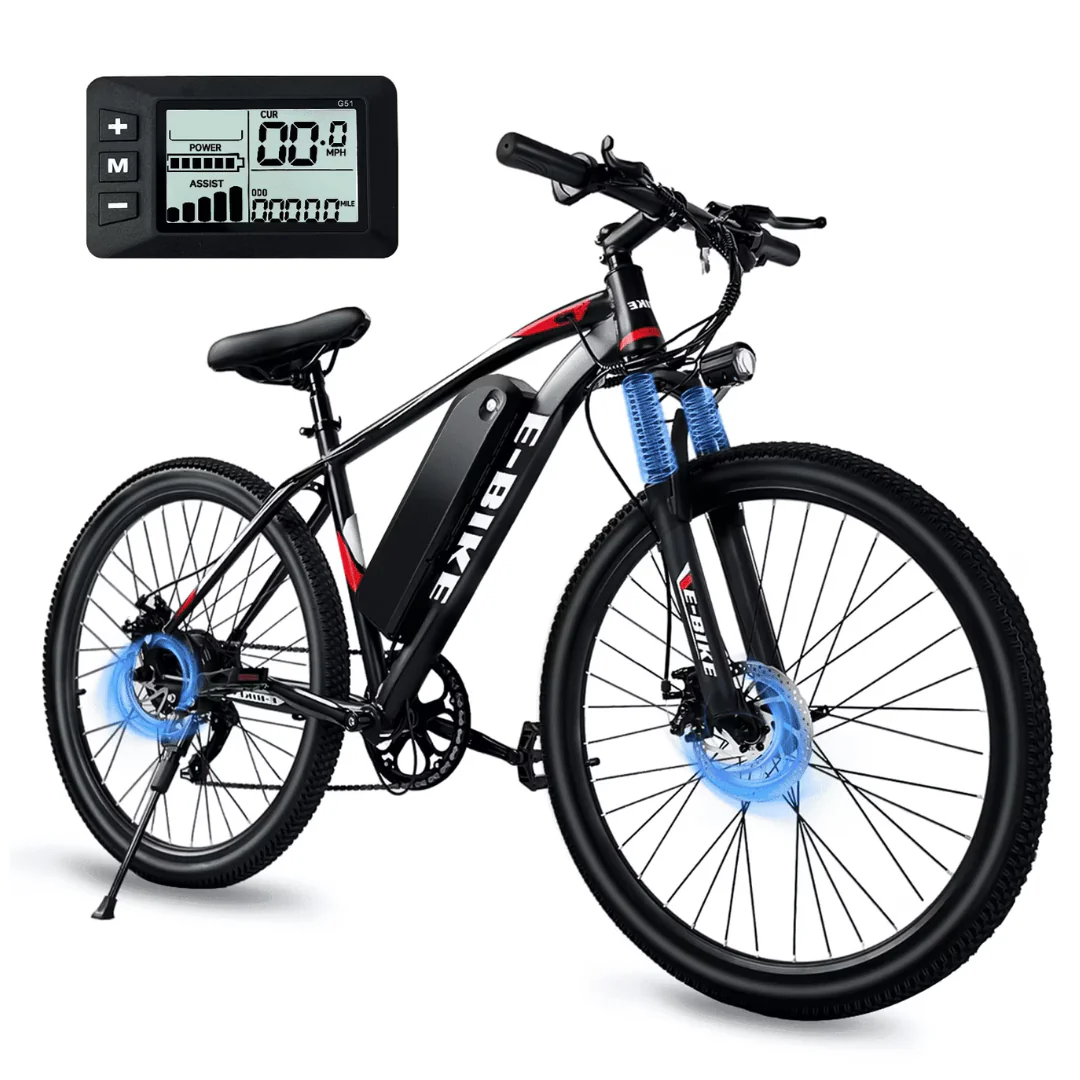 Goku Electric 26" Tire Bike with 45 Miles PAS Range