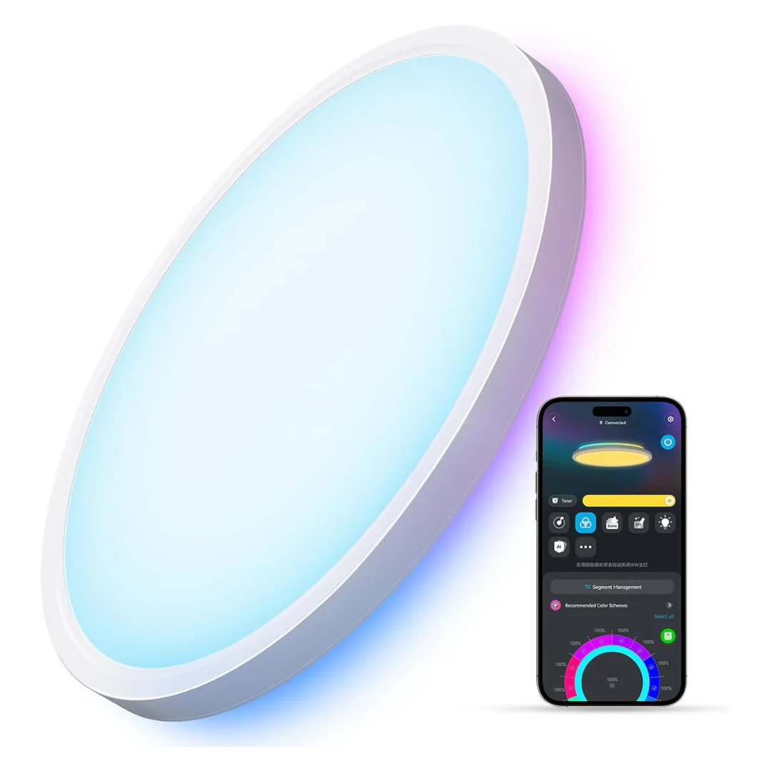 Govee 12" Smart RGBIC LED Ceiling Light Fixture