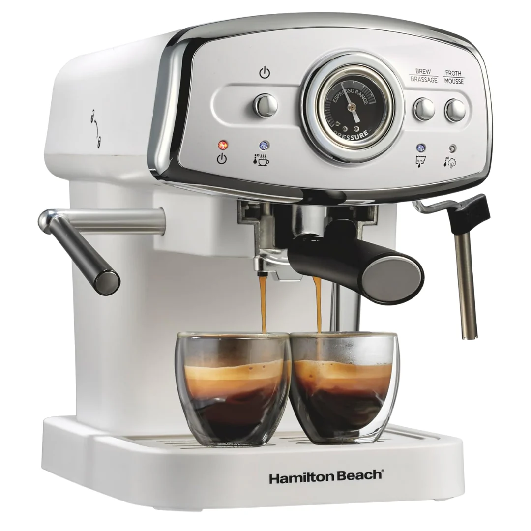Hamilton Beach Slide & Lock 15-Bar Espresso Machine