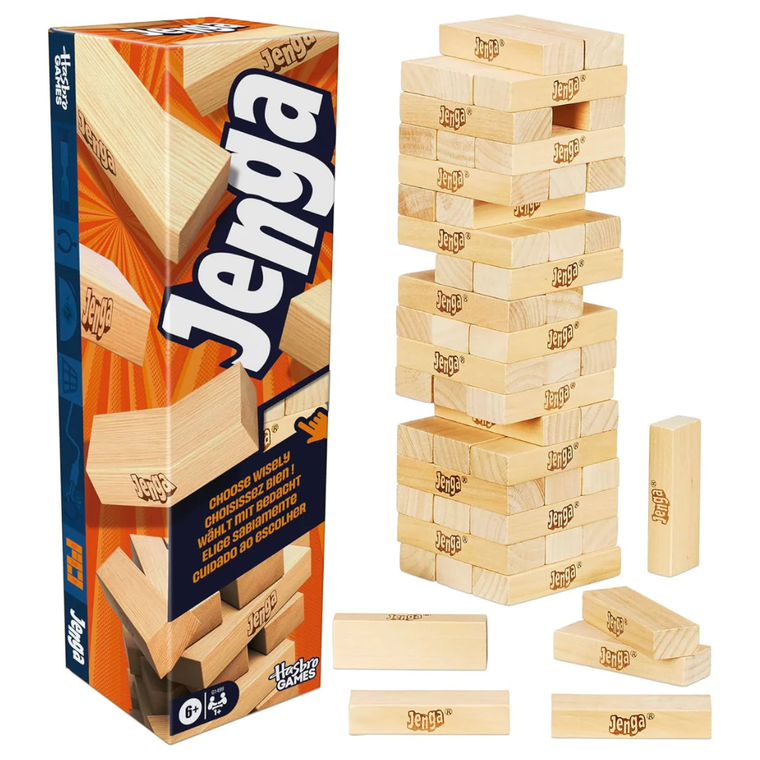 Hasbro Jenga Original Wood Block Game
