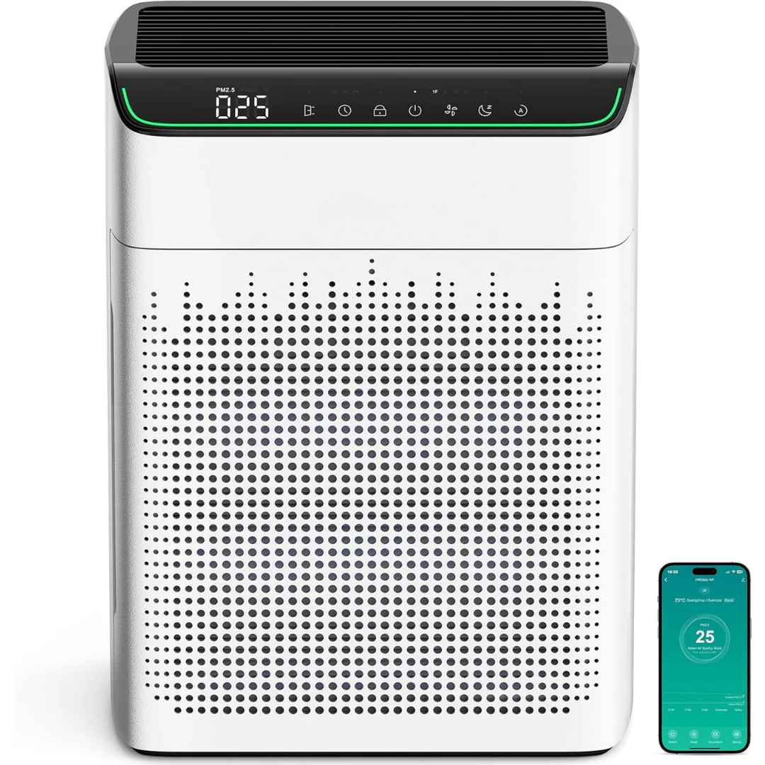 HEPA Filter Air Purifiers with PM 2.5 Monitor