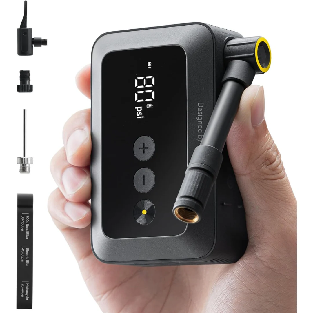 Hoto 150PSI Portable Electric Mini Bike Tire Pump