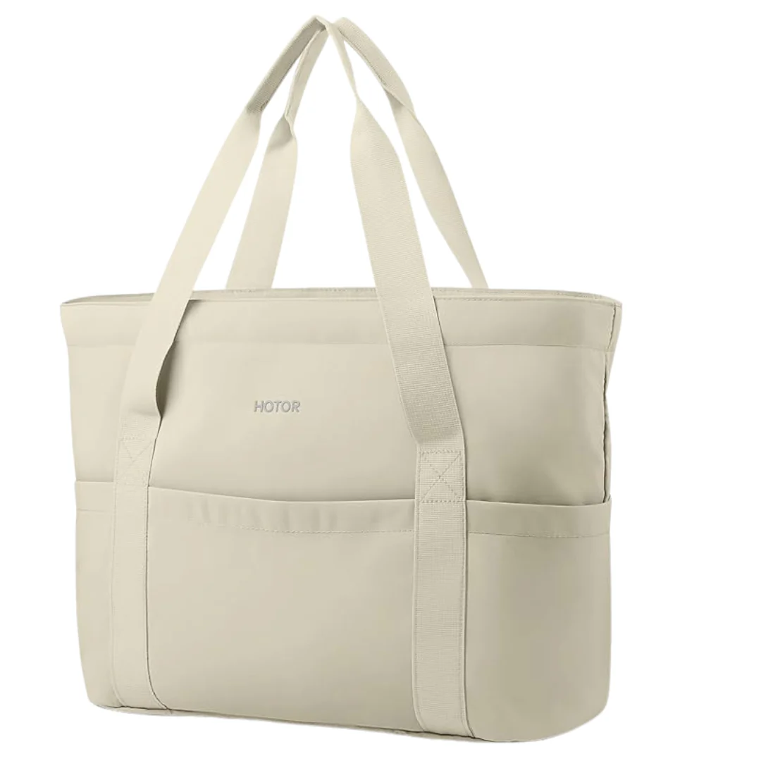 Hotor Foldable Lightweight Tote Bags With Zipper