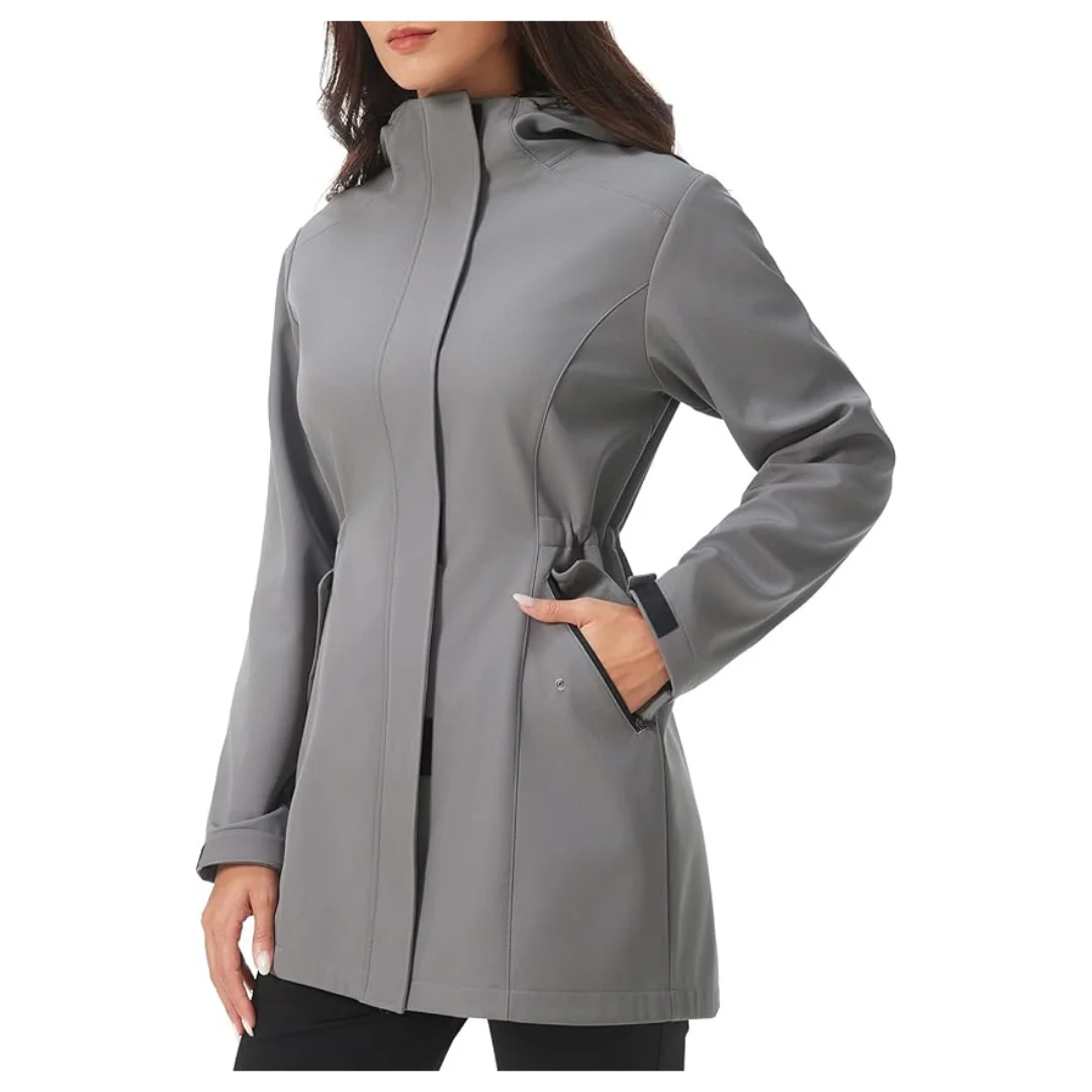Hotsuit Women's Fleece Lined Windbreaker Coats Rain Jacket