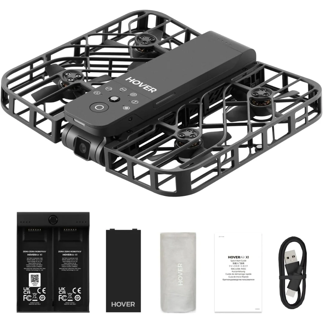 HOVERAir 2.7K HDR Self-Flying Camera Drone Combo