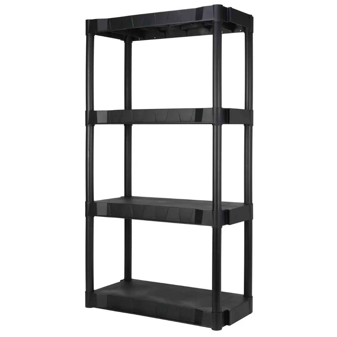 Hyper Tough 4 Shelf Plastic Garage Shelves