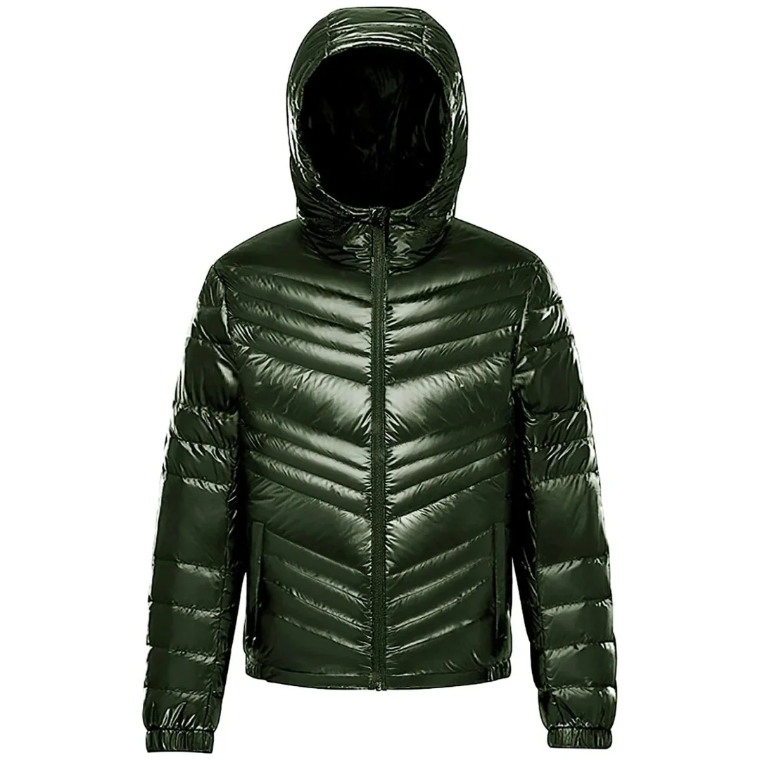 Iceglad Men's Insulated Warm Hooded Puffer Down Jacket (2 Colors)