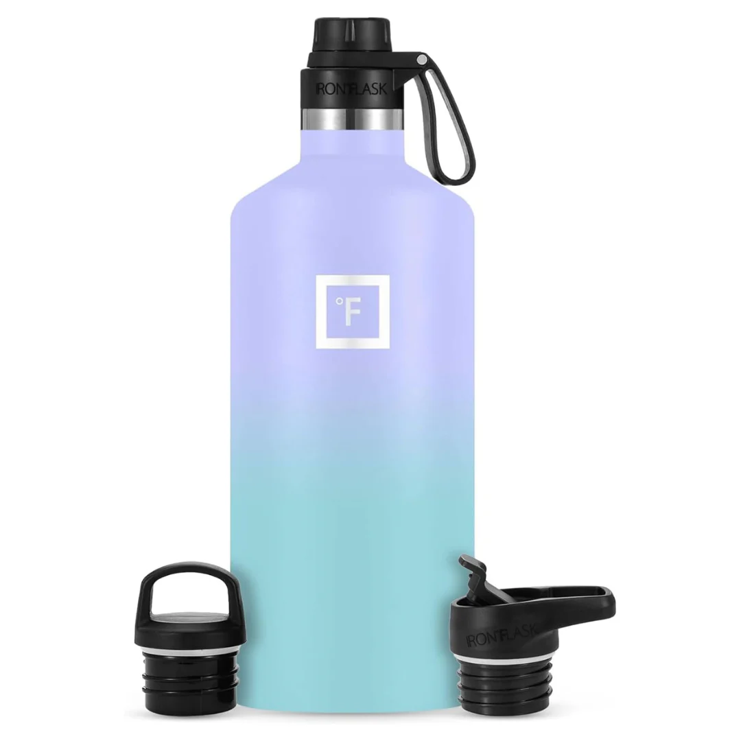 IRON FLASK 64oz Insulated Stainless Steel Water Bottle W/ Spout