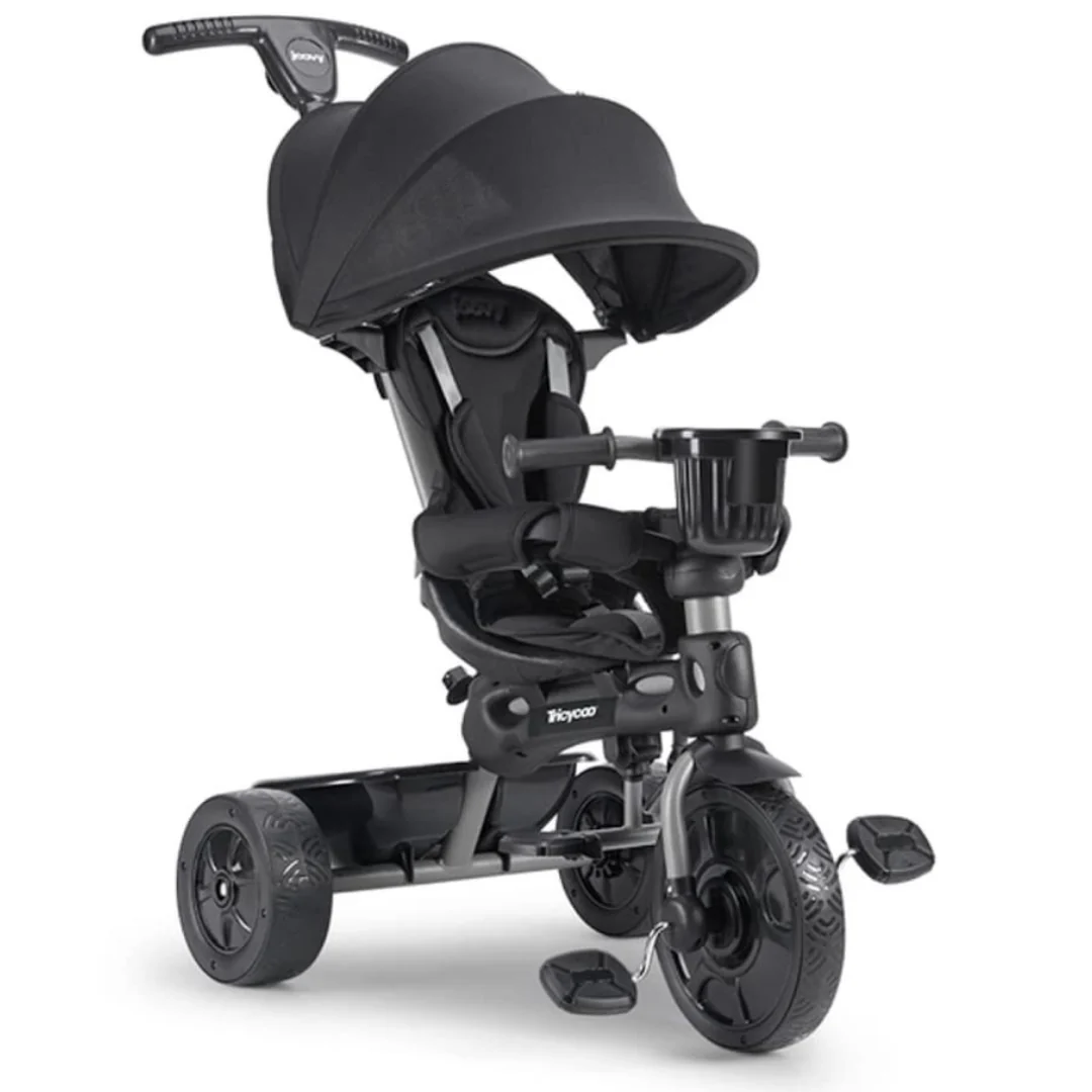 Joovy Tricycoo 4.1 Kids Tricycle W/ 4-Stages Featuring Extra-Wide Front Tire