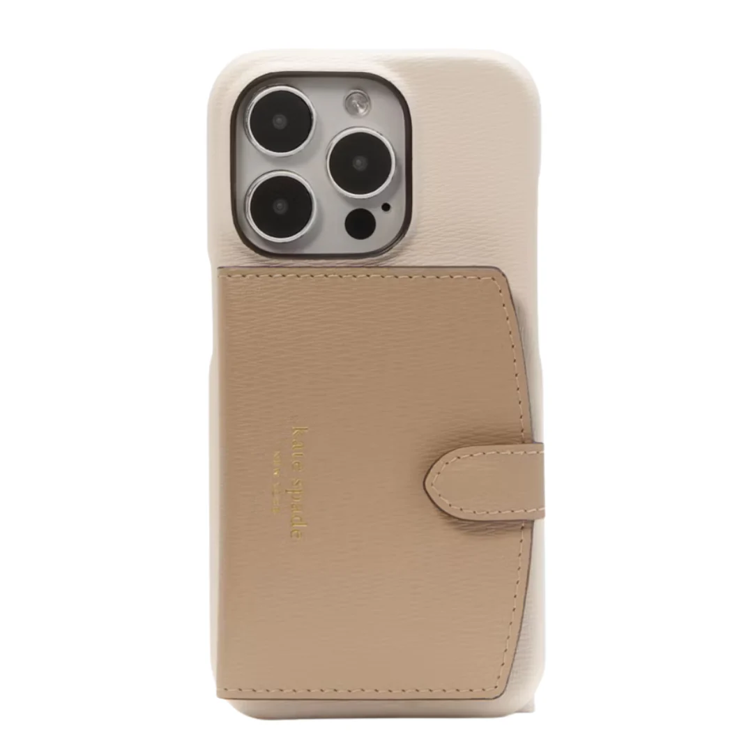 Kate Spade Morgan Colorblocked iPhone 15 Pro Cardholder Case
