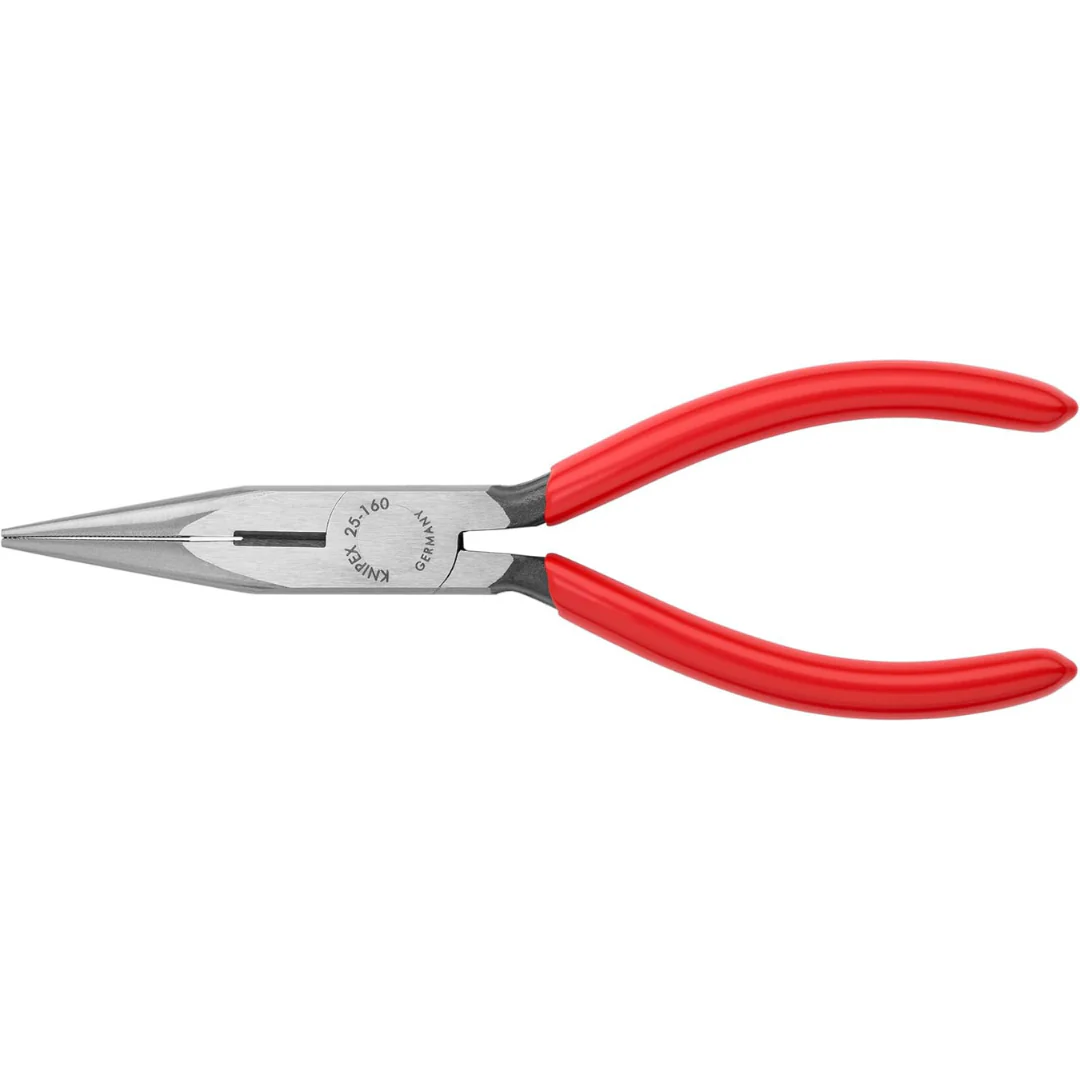 KNIPEX 25 01 160 Long Nose Pliers With Cutter 6 1/4 Inch
