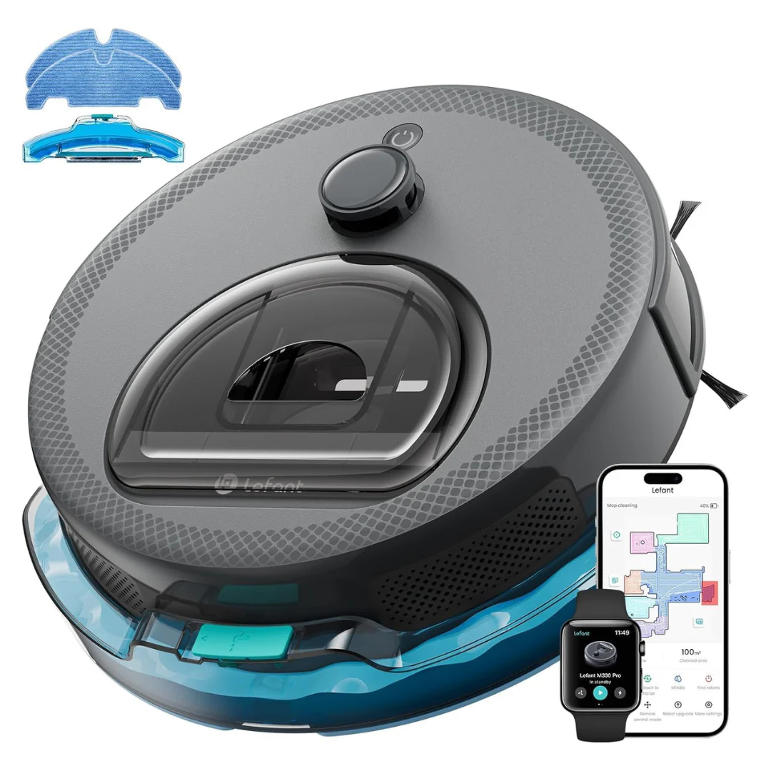 Lefant M330 Pro LiDAR Robot Vacuum & Mop W/ Smart Mapping