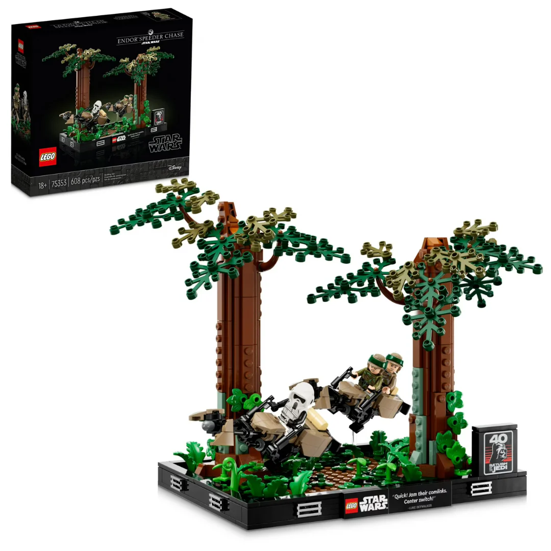 LEGO Star Wars Endor Speeder Chase Diorama 75353 Building Set