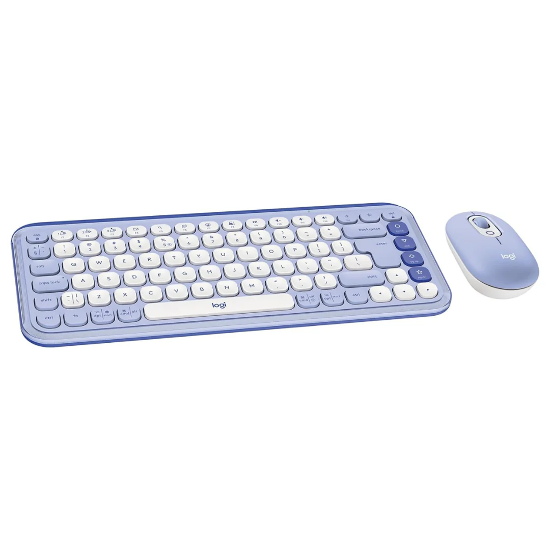 Logitech Pop Icon Bluetooth Wireless Keyboard & Mouse Combo