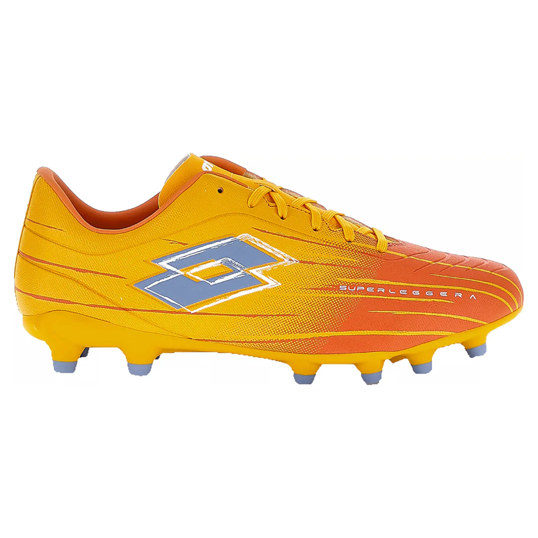 Lotto Solista 700 IX FG Soccer Cleats (Orange/Blue)