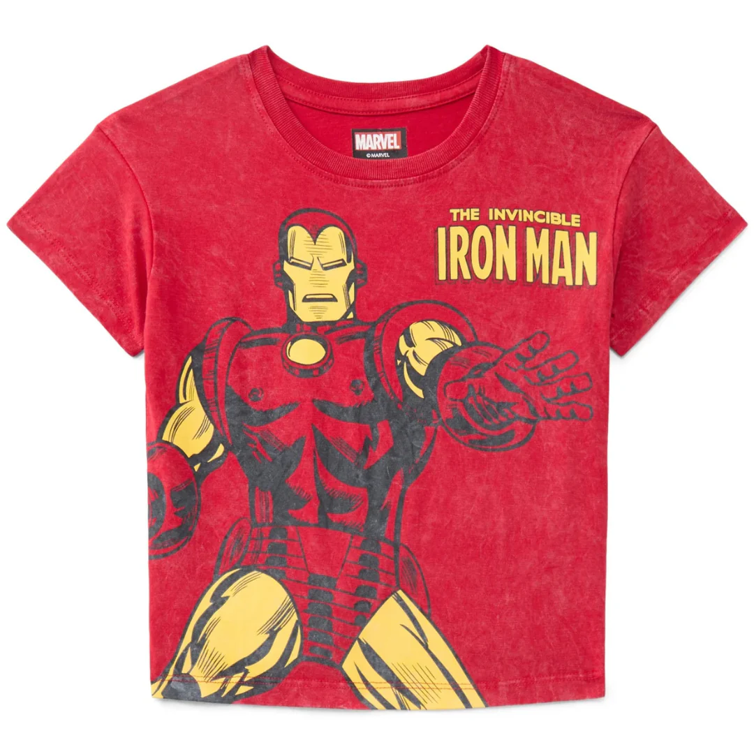 Marvel Iron Man Toddler Boys Graphic Tee (4 Colors)
