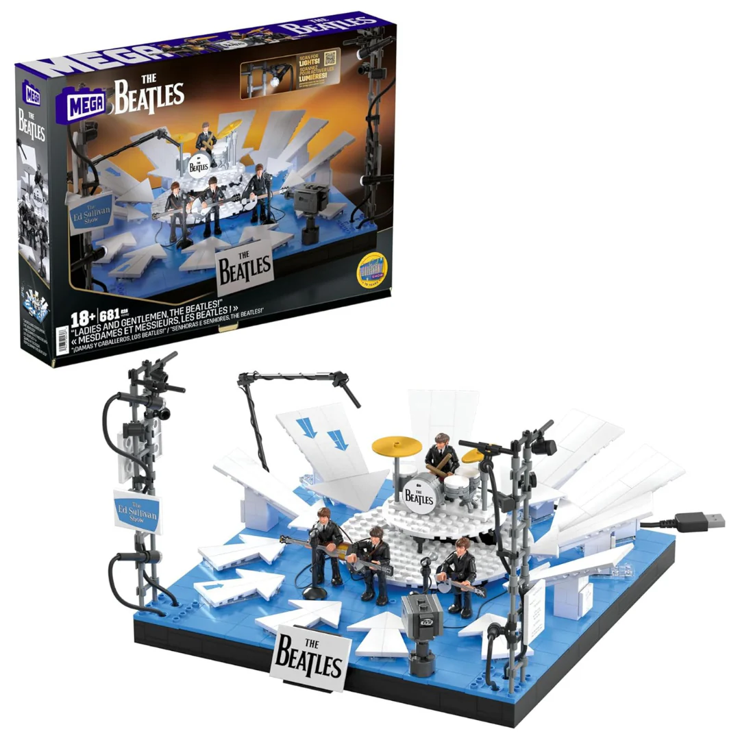 MEGA 681-Piece The Beatles Ed Sullivan Show Building Set