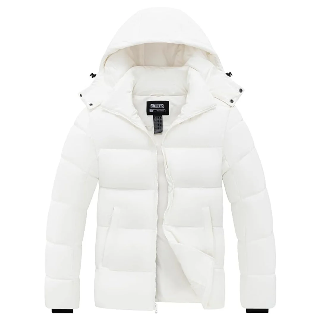 Men's Bubble Thicken Padded Puffy Warm Parka Jacket