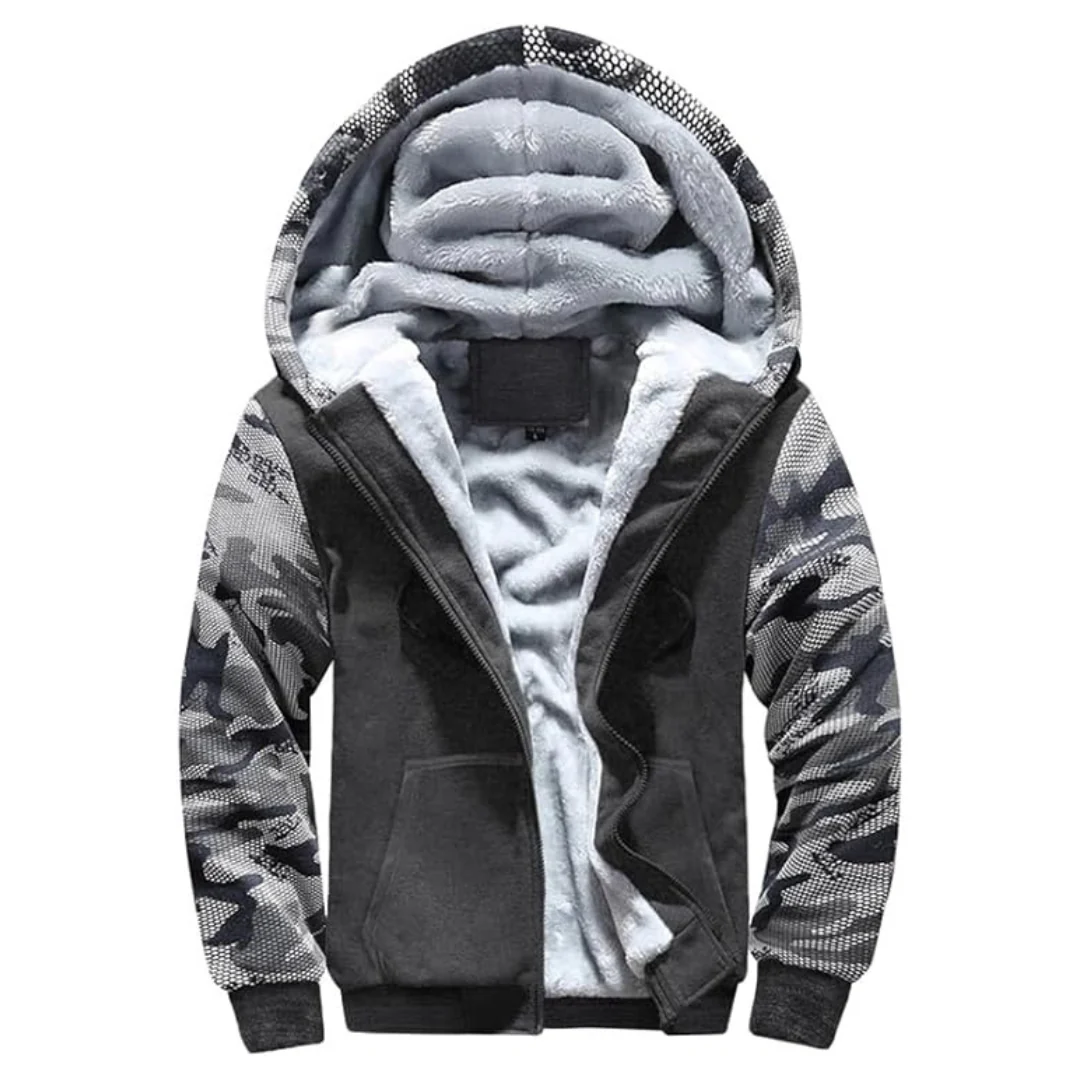 Men's Heavyweight Full Zip Up Fleece Warm Jackets (Various)